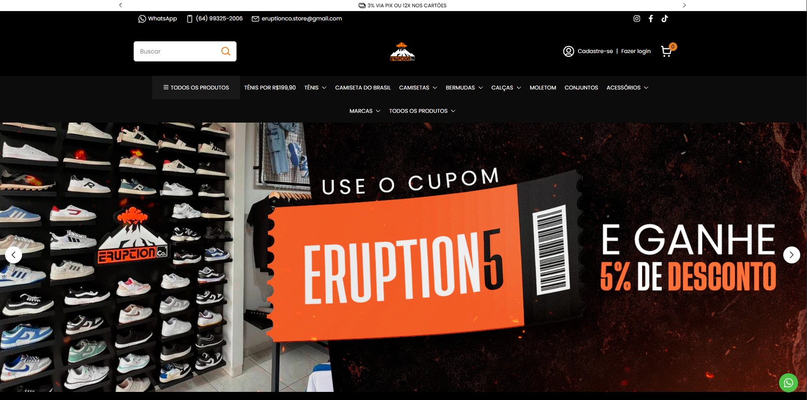 Print da loja Eruption Company