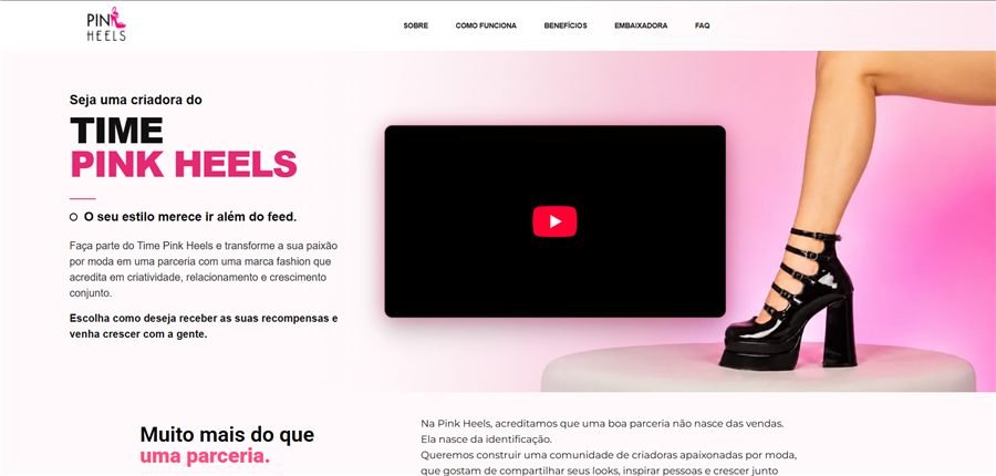 Print do site Pink Heels